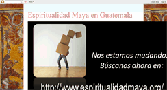 Desktop Screenshot of espiritualidadmaya.blogspot.com