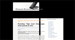 Desktop Screenshot of human-resource-malaysia.blogspot.com