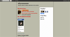 Desktop Screenshot of blogallysa.blogspot.com