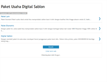 Tablet Screenshot of paket-digital-sablon.blogspot.com