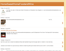 Tablet Screenshot of homesweethomefoodandwine.blogspot.com
