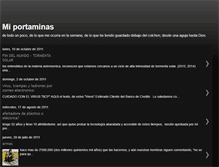 Tablet Screenshot of mi-portaminas.blogspot.com
