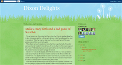 Desktop Screenshot of dixondelights.blogspot.com