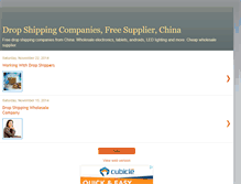 Tablet Screenshot of dropshippingfree.blogspot.com