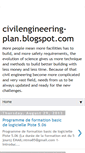 Mobile Screenshot of civilengineering-plan.blogspot.com