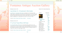 Desktop Screenshot of fontaine-antique-auction.blogspot.com