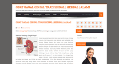 Desktop Screenshot of pengobatanherbalgagalginjal99.blogspot.com