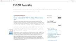 Desktop Screenshot of ostpstconverter.blogspot.com