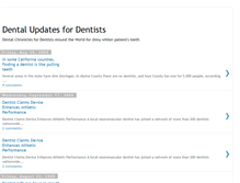 Tablet Screenshot of dental-updates.blogspot.com