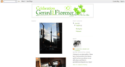 Desktop Screenshot of celebrationgerardandflorence.blogspot.com