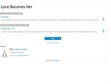 Tablet Screenshot of love-becomes-her.blogspot.com