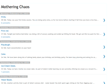 Tablet Screenshot of motheringchaos.blogspot.com
