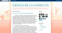 Desktop Screenshot of cienciadelaconducta.blogspot.com