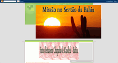Desktop Screenshot of missaonosertaodabahia.blogspot.com