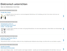 Tablet Screenshot of elektronisch-unterrichten.blogspot.com