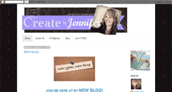 Desktop Screenshot of createbyjennifer.blogspot.com