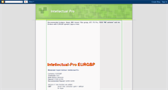 Desktop Screenshot of intellectual-pro.blogspot.com