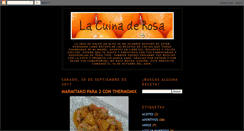 Desktop Screenshot of lacuinaderosa.blogspot.com