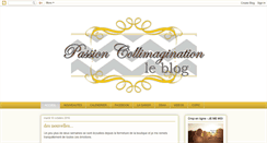 Desktop Screenshot of passioncollimagination.blogspot.com