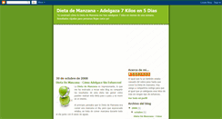 Desktop Screenshot of dietademanzana.blogspot.com