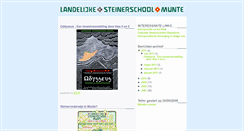 Desktop Screenshot of landelijke-steinerschool-munte.blogspot.com