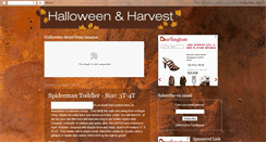 Desktop Screenshot of holloweenandhavest-happyholloween.blogspot.com
