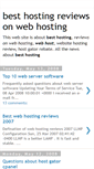 Mobile Screenshot of best-hosting-32.blogspot.com