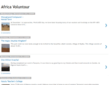 Tablet Screenshot of africavoluntour.blogspot.com