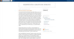 Desktop Screenshot of hermione-granger-bikini.blogspot.com
