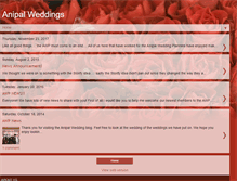 Tablet Screenshot of anipalweddings.blogspot.com