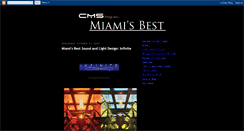 Desktop Screenshot of miamisbestcms.blogspot.com