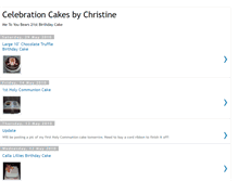 Tablet Screenshot of celebrationcakesbychristine.blogspot.com