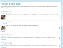 Tablet Screenshot of huskiesports.blogspot.com
