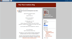 Desktop Screenshot of polyvinylcreations.blogspot.com