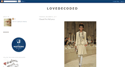 Desktop Screenshot of love-decoded.blogspot.com