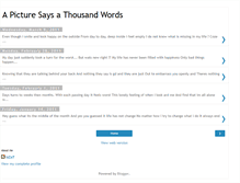 Tablet Screenshot of one-picture-a-thousand-word.blogspot.com