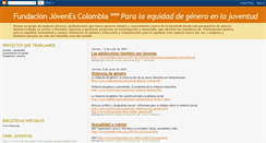 Desktop Screenshot of fundacionjovenescolombia.blogspot.com