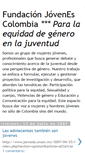 Mobile Screenshot of fundacionjovenescolombia.blogspot.com