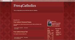 Desktop Screenshot of free4catholics.blogspot.com