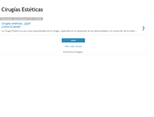 Tablet Screenshot of cirugiasesteticas.blogspot.com