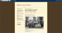 Desktop Screenshot of billesleyseniors.blogspot.com