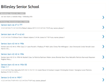 Tablet Screenshot of billesleyseniors.blogspot.com