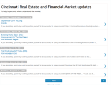 Tablet Screenshot of cincinnatimarketupdate.blogspot.com
