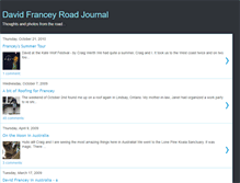 Tablet Screenshot of davidfranceyroadjournal.blogspot.com