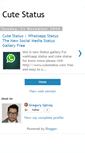 Mobile Screenshot of cutestatus.blogspot.com