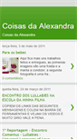 Mobile Screenshot of coisasdaalexandra.blogspot.com