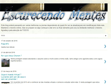 Tablet Screenshot of escurecendomentes.blogspot.com
