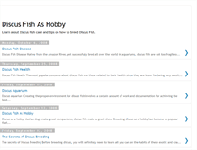 Tablet Screenshot of discus-fish-hobby.blogspot.com