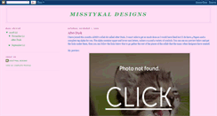 Desktop Screenshot of misstykaldesigns.blogspot.com