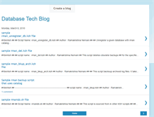 Tablet Screenshot of dbtechblog.blogspot.com